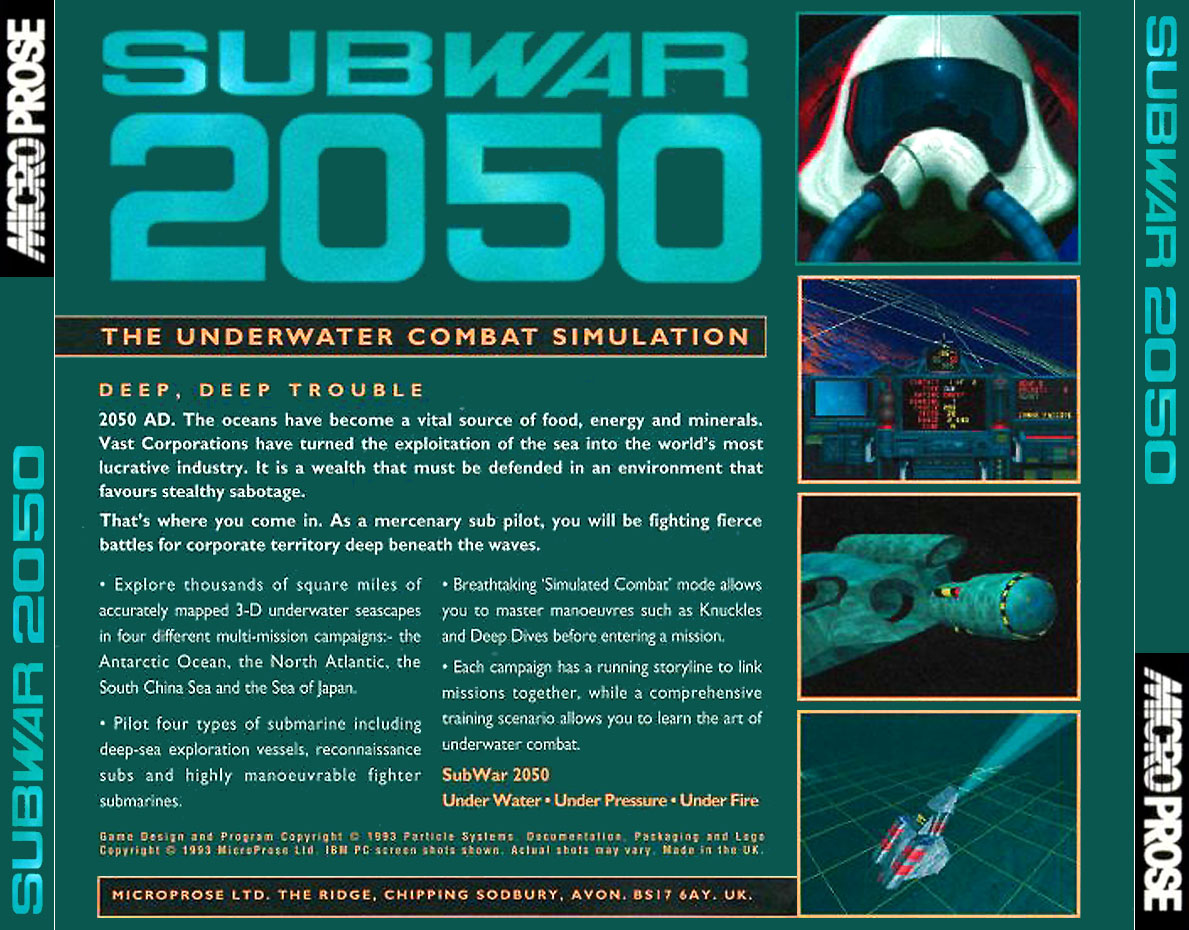Subwar 2050 screenshot 3 for Amiga CD32